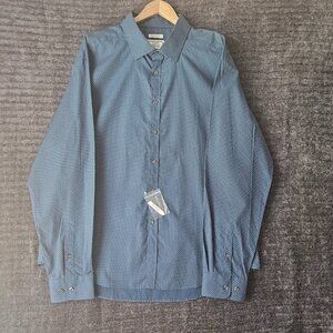 Jos A Bank Button Up Shirt Mens Size XXL Tailored Fit Long Sleeve NWT